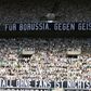 Gladbach fans pledge their support for the team but voice their disdain for games behind closed doors