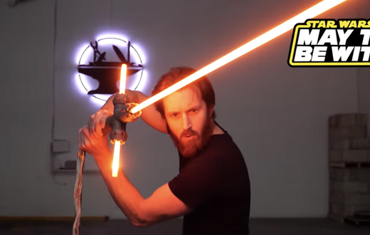This Guy Recreated Kylo Ren's Lightsaber