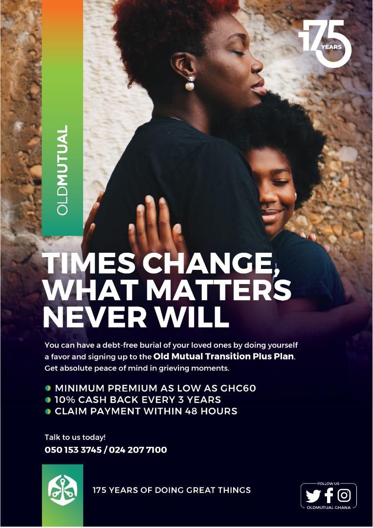 Get up to GHc70,000 cover with Old Mutual Ghana’s new funeral product