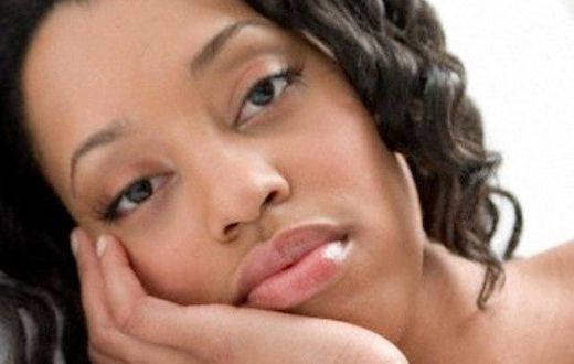 Sad woman frustrated about sex