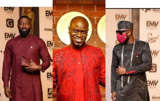 5 best-dressed male celebrities we spotted at the 2020 EMY Africa Awards