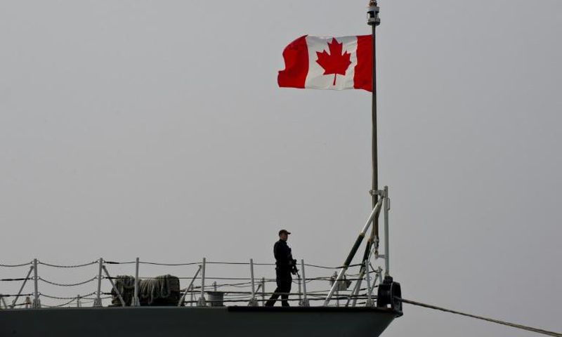 The missing helicopter had taken off from the Canadian frigate Fredericton for a patrol