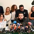 "Behind the chokehold, there is a state of mind, an unease," Chouviat's widow, Doria, told a press conference