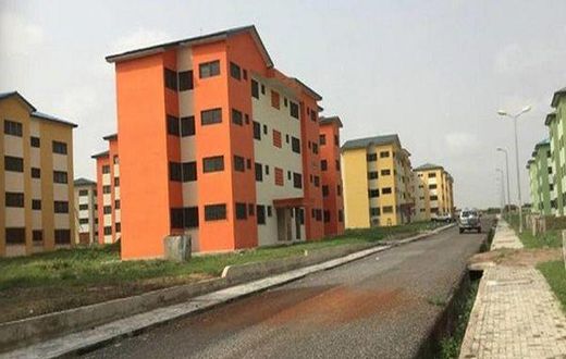 Completed Asokore Mampong housing project named After Otumfuo Osei Tutu II