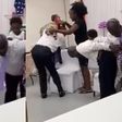 Women laugh hard as men failed to carry babies on their back in a competition (video)