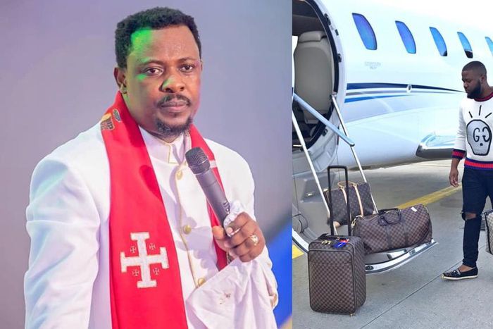 Prophet Nigel Gaisie and Hushpuppi