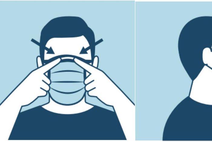 How to wear the face mask