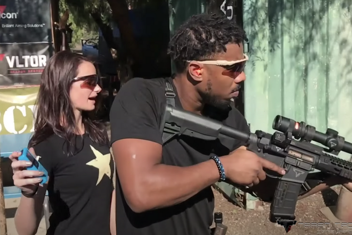 Watch Michael B. Jordan's Killmonger Gun Training