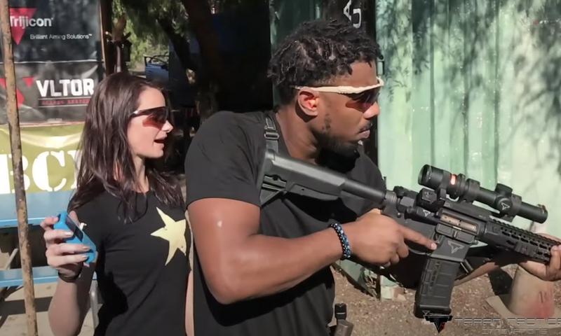 Watch Michael B. Jordan's Killmonger Gun Training