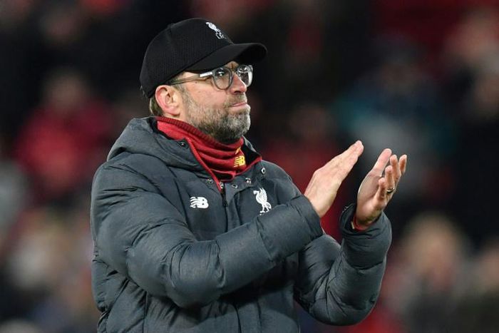 Liverpool manager Jurgen Klopp is two wins away from winning the Premier League