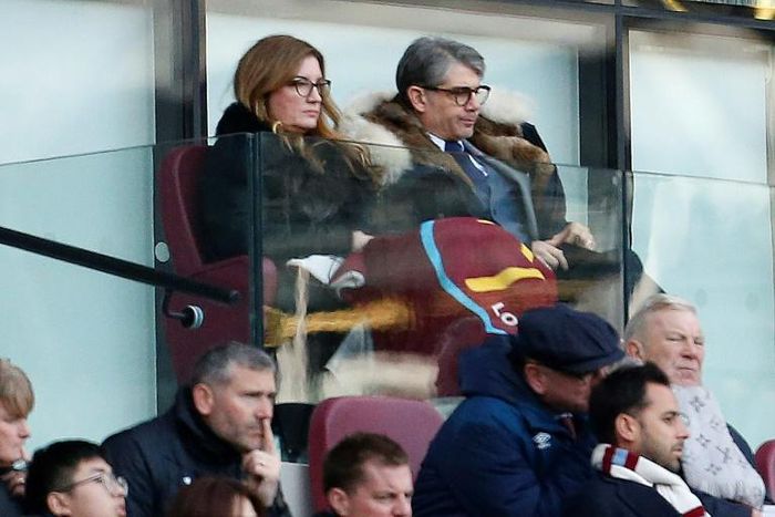 West Ham United's vice-chairman Karen Brady (top left) believes the Premier League can overcome obstacles to restart the season