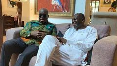 Ken Ofori-Atta and his cousin President Akufo-Addo
