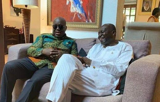 Ken Ofori-Atta and his cousin President Akufo-Addo
