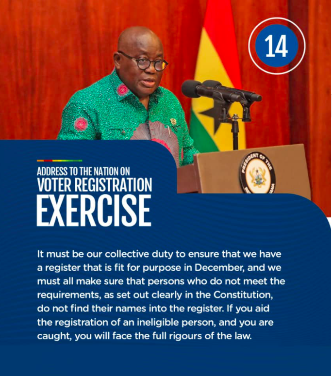 Non-Ghanaians must not register