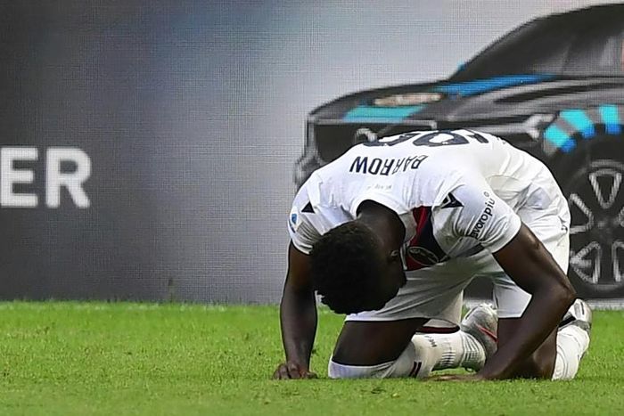 Gambian forward Musa Barrow scored a late winner for Bologna