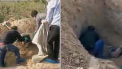 79-year-old disabled woman pulled out alive from grave 3 days after ‘fed up’ son buried her (video)