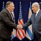 A file picture of US Secretary of State Mike Pompeo (L) and Israeli Prime Minister Benjamin Netanyahu