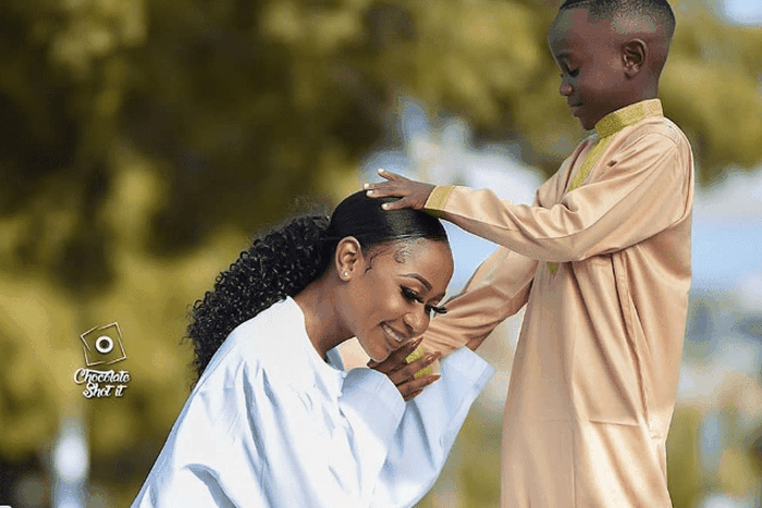 Akuapem Poloo and son