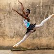 Dancing in the streets: A ballet student of the Leap of Dance Academy in a poor district of Nigerian megacity Lagos