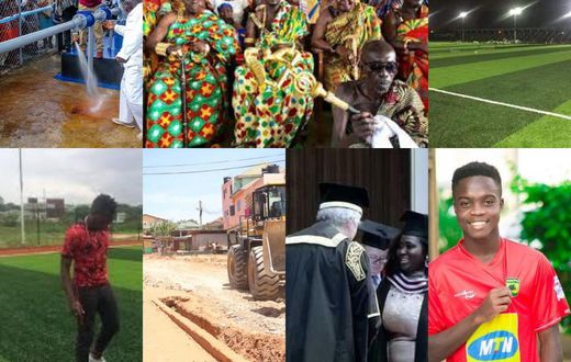 6 times Asamoah Gyan helped society with his projects