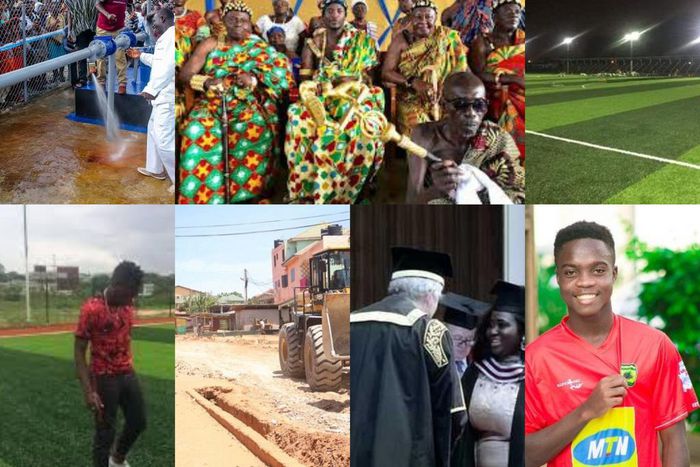 6 times Asamoah Gyan helped society with his projects