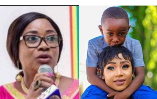 Gender ministry reacts to Akuapem Poloo's nude photo with her son, threatens to take action