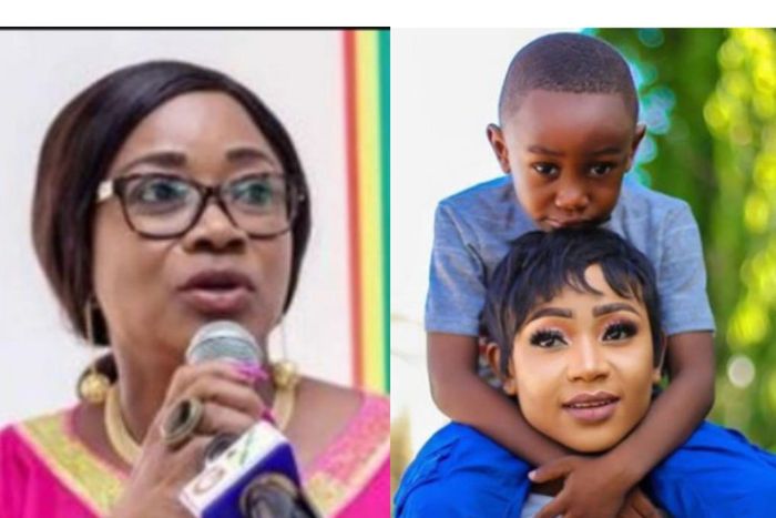 Gender ministry reacts to Akuapem Poloo's nude photo with her son, threatens to take action