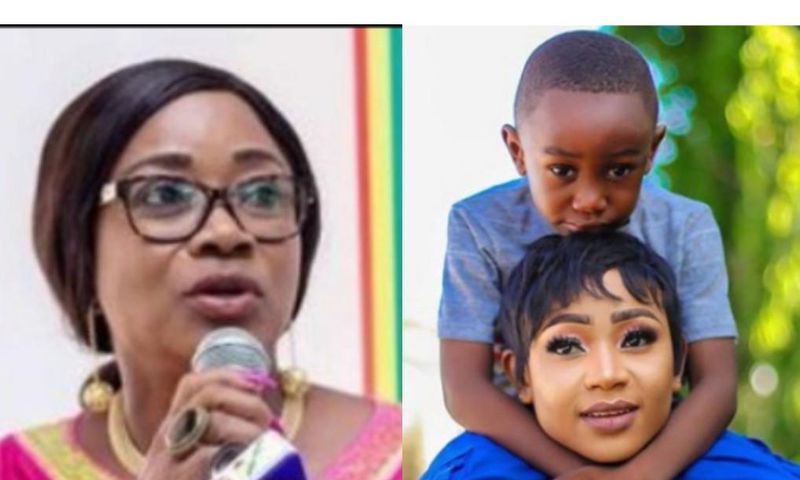 Gender ministry reacts to Akuapem Poloo's nude photo with her son, threatens to take action