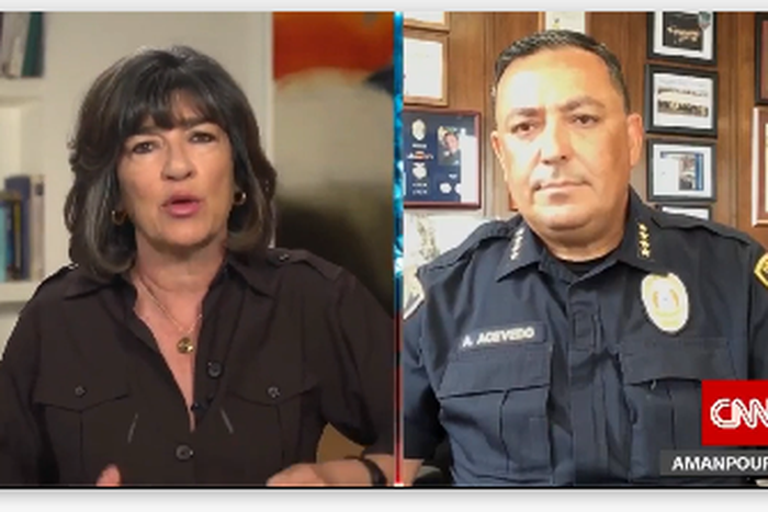 “If you don’t have something constructive to say, keep your mouth shut” – Angry US police tells Trump (video)