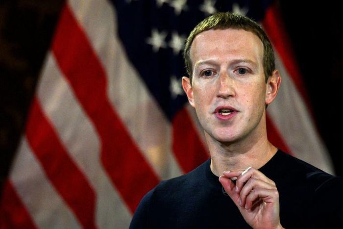 Facebook CEO Mark Zuckerberg said private social media platforms "shouldn't be the arbiter of truth of everything that people say online"