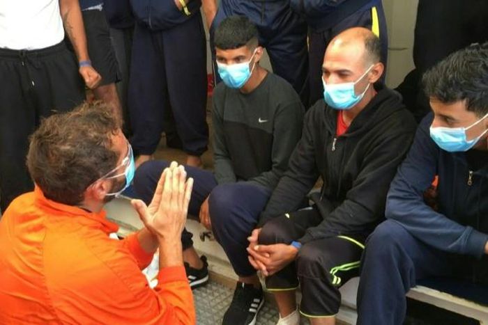 At the top of the list of frustrations was the migrants' inability to speak with their families