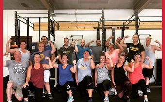 Members of New Horizon Athletics, a CrossFit box in rural Fentress County, Tennessee.