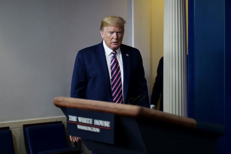 US President Donald Trump is furious at journalists and the White House initially canceled the coronavirus briefing on April 27, 2020 -- only to reinstate it a short time later