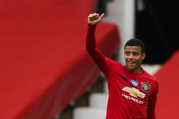 Teenage kicks: Mason Greenwood scored twice for Manchester United against Bournemouth