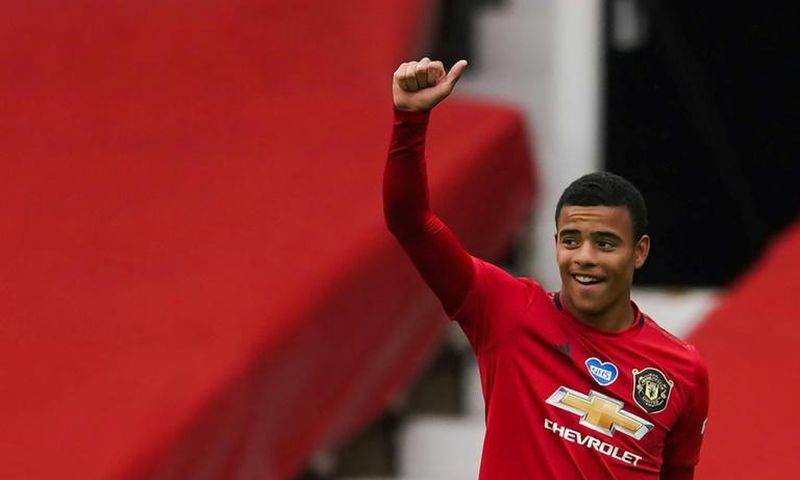 Teenage kicks: Mason Greenwood scored twice for Manchester United against Bournemouth