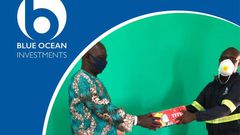 Blue Ocean Investments donates food items