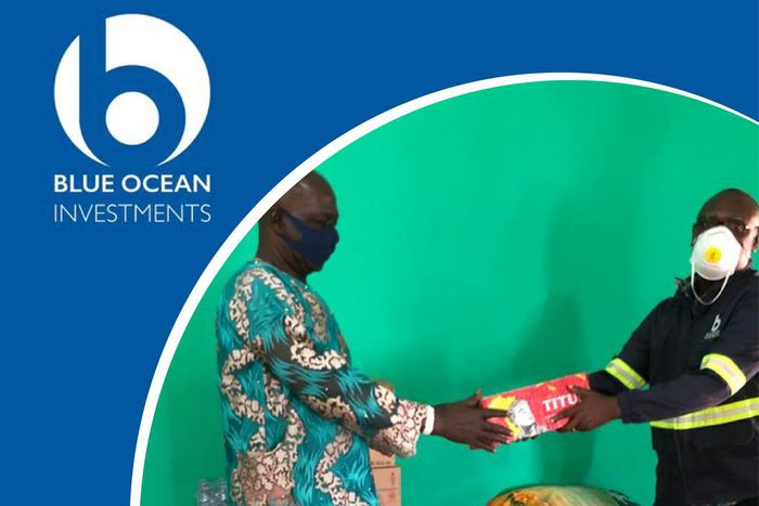 Blue Ocean Investments donates food items