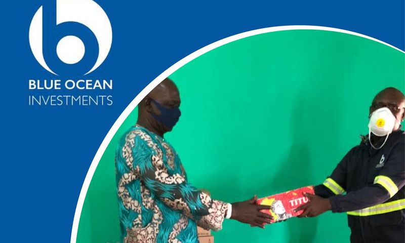 Blue Ocean Investments donates food items