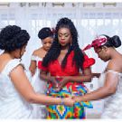 Bibi Bright looked on her wedding