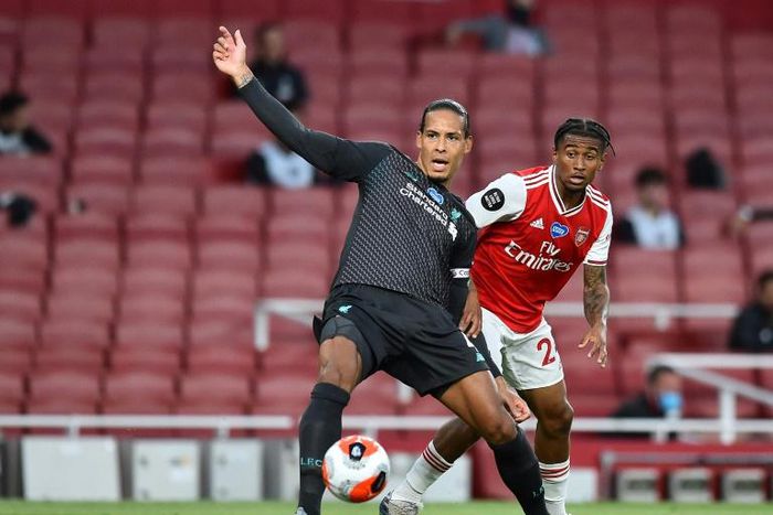 A rare error from Virgil van Dijk handed Arsenal an equaliser