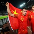Li Ke (L) and Brazilian-born Elkeson are both naturalised players now representing China