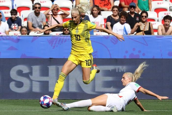 Sweden's Sofia Jakobsson plays for CD Tacon, the club absorbed by Real Madrid