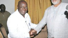 Jerry John Rawlings with President Nana Addo Dankwa Akufo-Addo