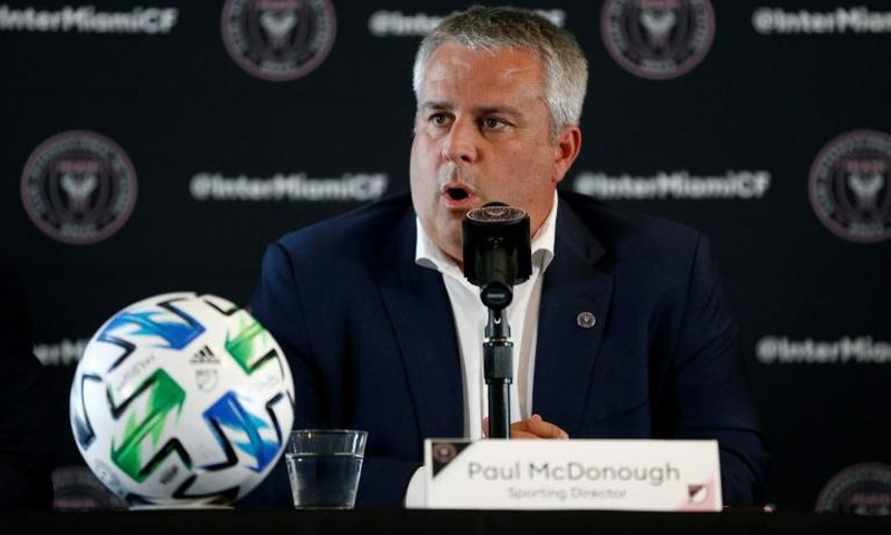 Sporting Director Paul McDonough of Inter Miami, seen here in January 2020, says the MLS club is offering a safe environment for players as the league allows them to return to club facilities to train in areas where COVID-19 restrictions allow
