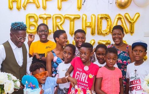 Shatta Wale hold birthday party for his daughter