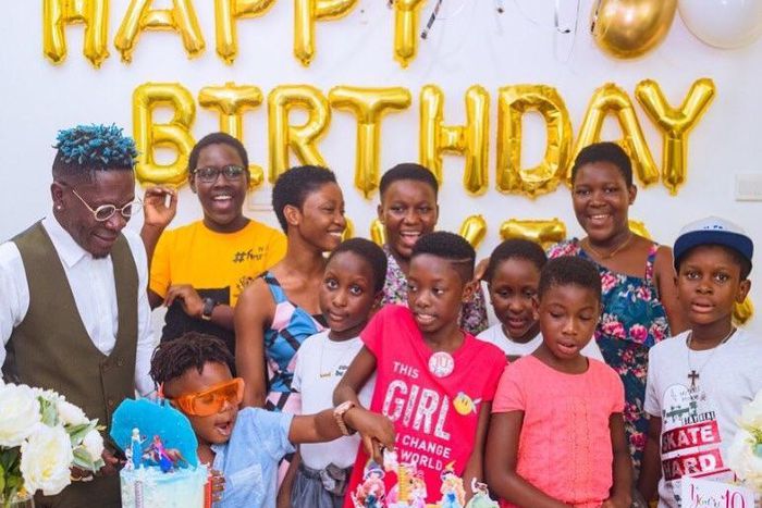 Shatta Wale hold birthday party for his daughter