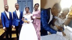 15-year-old boy marries 22-year-old woman (photos)