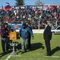 Families and friends of Tomas Carlovich carry his casket during a ceremony in Rosario