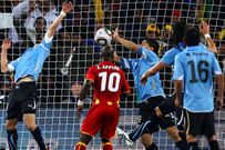 Luis Suarez's handball against Ghana at 2010 World Cup