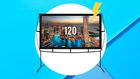 Upgrade Your TV Nights With This Projection Screen